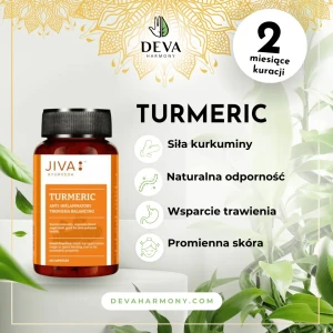 Turmeric – legendarna kurkuma z dodatkiem Amla – 60 kapsułek (450mg)